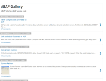 Tablet Screenshot of abap-gallery.blogspot.com