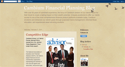 Desktop Screenshot of cambium-financial.blogspot.com