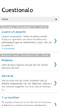 Mobile Screenshot of cuestionalo.blogspot.com