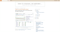 Desktop Screenshot of isso-e-curioso.blogspot.com