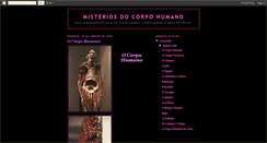 Desktop Screenshot of misteriosdocorpohumano3d.blogspot.com