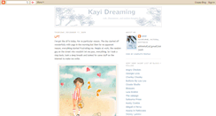 Desktop Screenshot of kayi-dreaming.blogspot.com