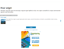 Tablet Screenshot of hvarsziget.blogspot.com
