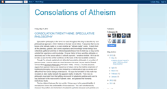 Desktop Screenshot of consolationsofatheism.blogspot.com