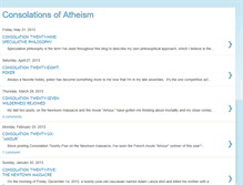 Tablet Screenshot of consolationsofatheism.blogspot.com