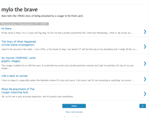 Tablet Screenshot of mylothebrave.blogspot.com