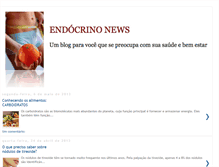 Tablet Screenshot of endocrinonews.blogspot.com