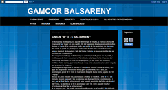 Desktop Screenshot of gamcorbalsareny.blogspot.com