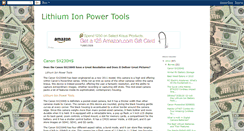 Desktop Screenshot of lithiumionpowertoolsz.blogspot.com