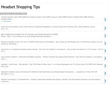 Tablet Screenshot of headset-shopping-tips.blogspot.com