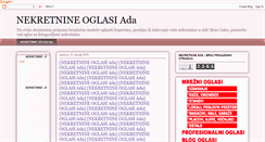 Desktop Screenshot of nekretnine-oglasi-ada.blogspot.com