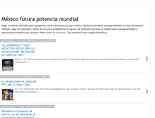 Tablet Screenshot of mexicofuturapotenciamundial.blogspot.com