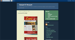 Desktop Screenshot of gasquetandracquet.blogspot.com