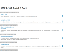 Tablet Screenshot of j2eeinaction.blogspot.com