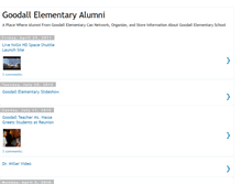 Tablet Screenshot of goodallalumni.blogspot.com