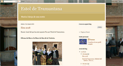 Desktop Screenshot of estoldetramuntana.blogspot.com