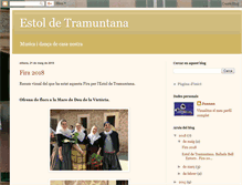 Tablet Screenshot of estoldetramuntana.blogspot.com
