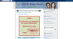 Desktop Screenshot of blog-do-gabrielbraganunes.blogspot.com