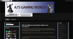Desktop Screenshot of ajsgamingworld.blogspot.com