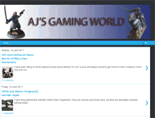 Tablet Screenshot of ajsgamingworld.blogspot.com