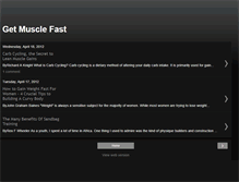 Tablet Screenshot of getmusclefast.blogspot.com