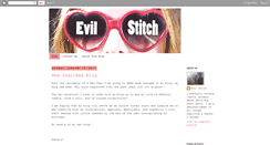 Desktop Screenshot of evil-stitch.blogspot.com