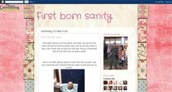 Desktop Screenshot of firstbornsanity.blogspot.com