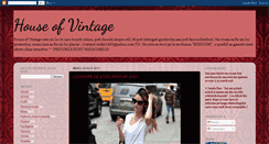 Desktop Screenshot of myhouseofvintage.blogspot.com