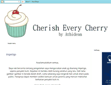 Tablet Screenshot of cheerisheverycherry.blogspot.com