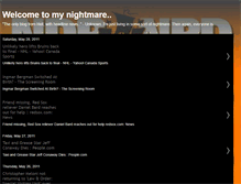 Tablet Screenshot of anightmarefromhell.blogspot.com