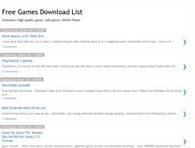 Tablet Screenshot of gamesdownloadfree.blogspot.com