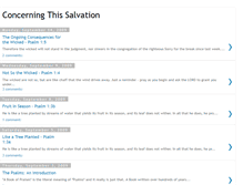 Tablet Screenshot of concerningthissalvation.blogspot.com