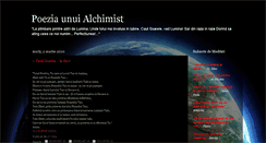 Desktop Screenshot of alchimiasipoezia.blogspot.com