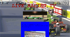 Desktop Screenshot of car-racing-tv.blogspot.com