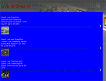 Tablet Screenshot of car-racing-tv.blogspot.com