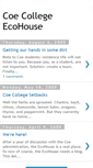 Mobile Screenshot of coecollegeecohouse.blogspot.com