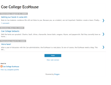 Tablet Screenshot of coecollegeecohouse.blogspot.com