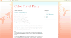 Desktop Screenshot of chloetraveldiary.blogspot.com