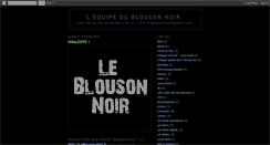 Desktop Screenshot of leblouson-noir.blogspot.com