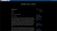 Desktop Screenshot of dinnerandamovie.blogspot.com