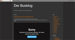 Desktop Screenshot of busblog2.blogspot.com