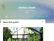 Tablet Screenshot of drivhuse.blogspot.com