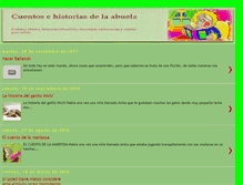 Tablet Screenshot of cuentosehistoriasdelaabuela.blogspot.com