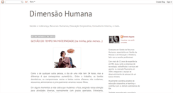 Desktop Screenshot of dimensaohumana.blogspot.com