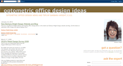 Desktop Screenshot of optometricofficedesign.blogspot.com