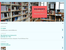 Tablet Screenshot of bibliotecawirtz.blogspot.com