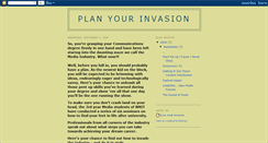 Desktop Screenshot of planyourinvasion.blogspot.com