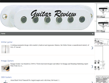 Tablet Screenshot of guitar-review-spot.blogspot.com
