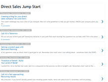 Tablet Screenshot of directsalesjumpstart.blogspot.com