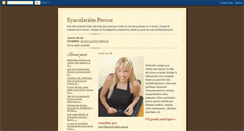Desktop Screenshot of eyaculacionrapida.blogspot.com